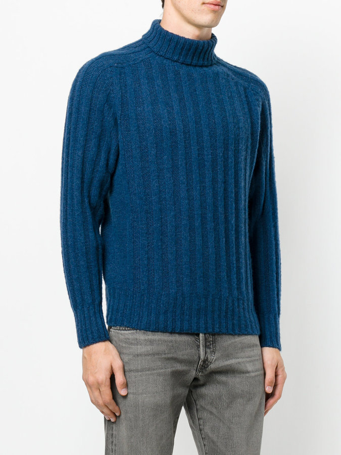 Tom Ford Ribbed Roll Neck Jumper, $1,585 | farfetch.com | Lookastic