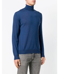 Canali Roll Neck Fitted Sweater