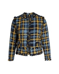 Halogen Plaid Tweed Jacket