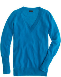 Blue V-neck Sweater