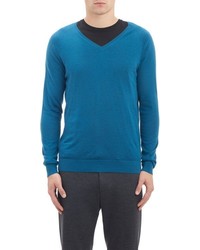 Elie Tahari Blake Sweater Blue