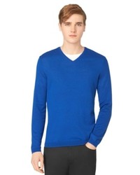 Calvin Klein Solid V Neck Sweater