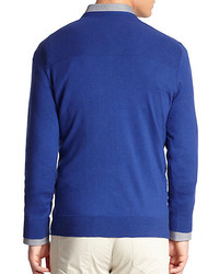 Saks Fifth Avenue Collection Silk Blend V Neck Sweater