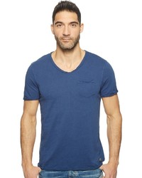 Buffalo David Bitton Kasim Short Sleeve V Neck Slub Jersey T Shirt T Shirt
