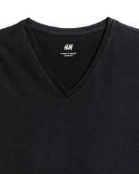 H&M V Neck T Shirt Slim Fit