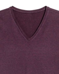 H&M V Neck T Shirt Slim Fit