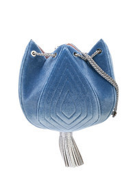 Blue Velvet Tote Bag