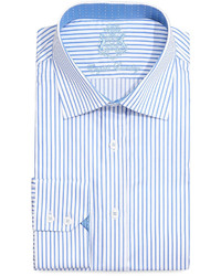 English Laundry Bengal Stripe Dress Shirt Light Blue