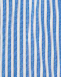 Ike Behar Bold Stripe Woven Dress Shirt Blue