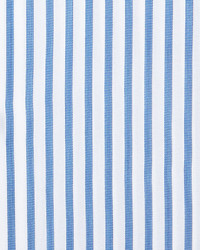Ermenegildo Zegna Bold Striped Dress Shirt Blue