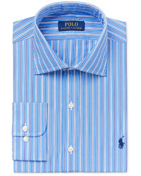 Polo Ralph Lauren Classic Fit Regent Blue Striped Dress Shirt