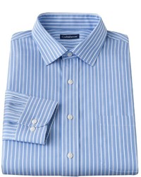 croft & barrow Classic Fit Striped No Iron Spread Collar Dress Shirt