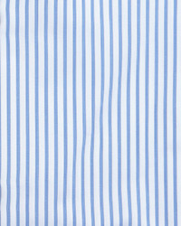 Ike Behar Striped French Cuff Dress Shirt Bluewhite