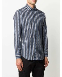 Etro Striped Print Dress Shirt