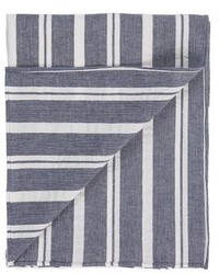 The Hill-Side Linen Blend Crepe Stripe Scarf