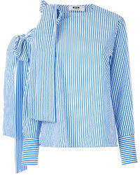 MSGM Loose Fit Striped Blouse