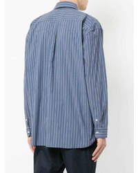 GUILD PRIME Bad Vibes Embroidered Striped Shirt