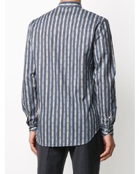 Etro Chain Striped Buttoned Shirt