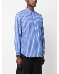 Comme Des Garcons SHIRT Comme Des Garons Shirt Pointed Collar Striped Cotton Shirt