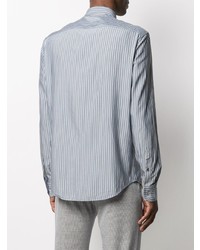 Emporio Armani Striped Button Up Shirt