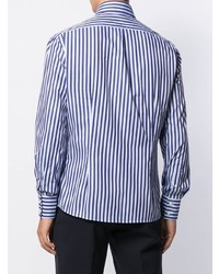 Brunello Cucinelli Striped Long Sleeved Shirt