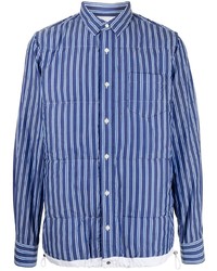 Sacai Striped Padded Shirt