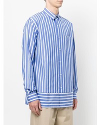 Ami Paris Striped Summer Fit Shirt