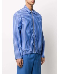 Marni Striped Zip Long Sleeve Shirt