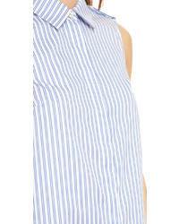 Caroline Constas Alexandra Stripe Shirtdress, $395