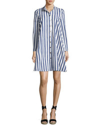 MiH Jeans Mih Tove Striped Shirtdress Bluewhite