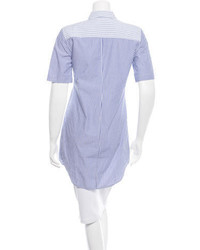 Equipment Short Sleeve Mini Shirt Dress
