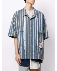 Maison Mihara Yasuhiro Boxy Stripe Print Shirt