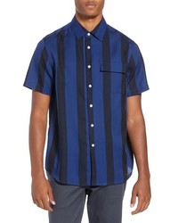 Saturdays Nyc Saturdays Nico Broad Stripe Woven Shirt