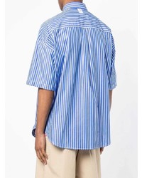 Chocoolate Striped Short Sleeve Shirt
