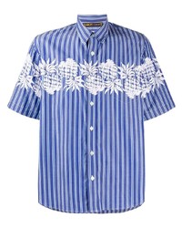Sacai X Sun Surf Embroidered Plant Short Sleeved Shirt