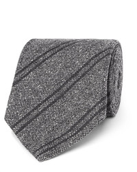 Tom Ford 8cm Striped Silk And Wool Blend Jacquard Tie