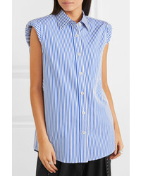 Dries Van Noten Striped Cotton Poplin Shirt