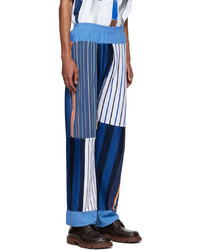 SC103 Blue Cotton Lounge Pants