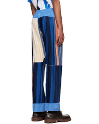 SC103 Blue Cotton Lounge Pants