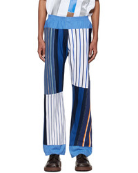 SC103 Blue Cotton Lounge Pants