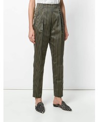 Etro High Waisted Striped Trousers