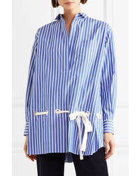 Sacai Striped Cotton Poplin Shirt