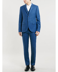 Topman Bold Blue Suit Vest