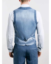 Topman Light Blue Suit Vest
