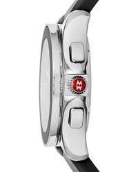 Michele Cape Chronograph Silicone Strap Watch 34mm