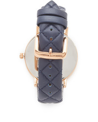 Kate Spade New York Quilted Navy Metro Watch