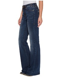 Rock and Roll Cowgirl High Rise Trousers In Dark Vintage W8h3406 Jeans