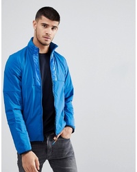 PS Paul Smith Nylon Tech Zip Through Jacket In Blue
