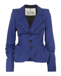 Vivienne Westwood Gathered Wool Twill Blazer