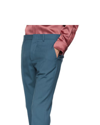 Marni Blue Tropical Wool Trousers